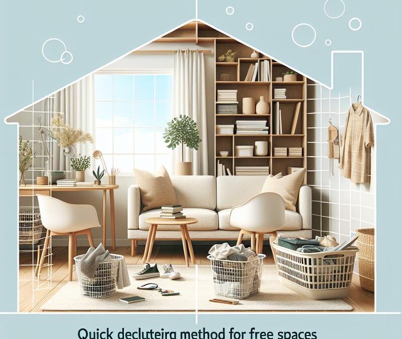 Decluttering veloce: metodo Yupper per spazi liberi