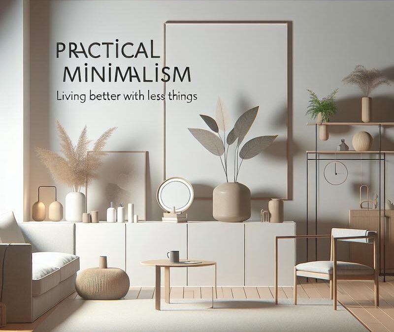 Minimalismo pratico: vivere meglio con meno cose
