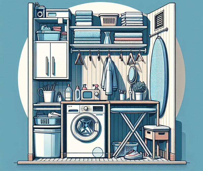 Creare una lavanderia funzionale anche in poco spazio