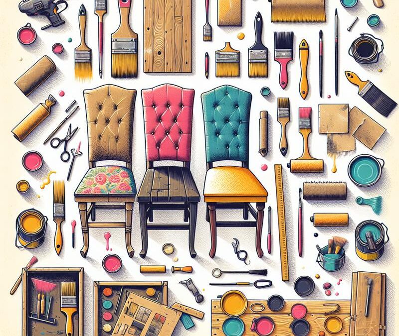 Tutorial: rinnovare le vecchie sedie in modo creativo