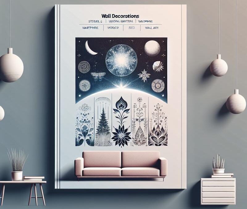 Decorazioni murali 2025: stencil, wallpaper & wall art