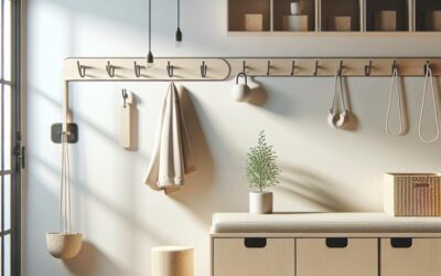 Ingresso mini: soluzioni con ganci, mensole e panche salvaspazio