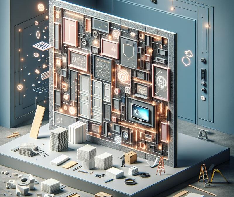 Costruire una parete divisoria smart con materiali leggeri